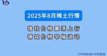 2025年8月稀土行情如何
