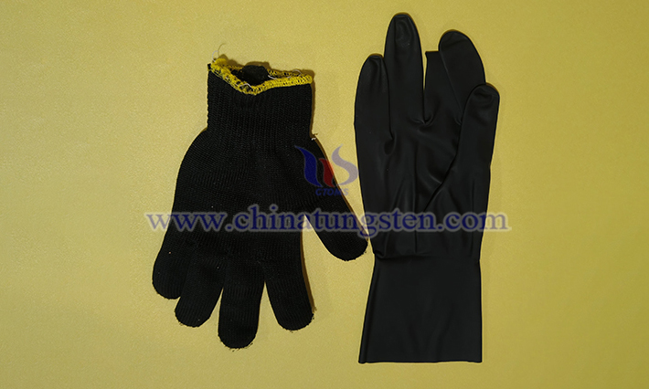 中鎢智造鎢橡膠手套圖片
