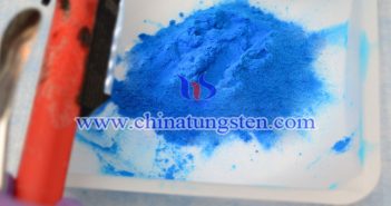 blue nano tungsten oxide image