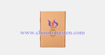 gold plated tungsten alloy business card holder picture