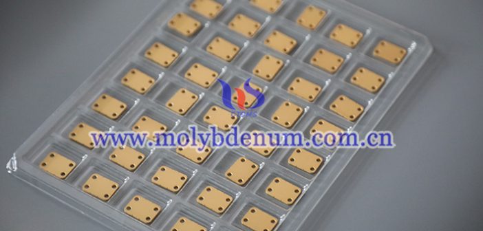 molybdenum copper heat sink picture