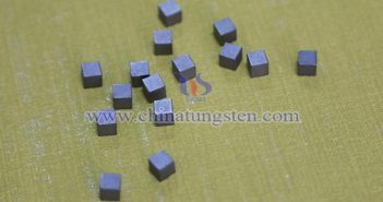 Picture of tungsten alloy cubes