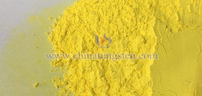 Picture of CTIA GROUP LTD yellow tungsten oxide