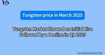 what is the market for tungsten market in march 2025