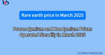 what is the rare earth market in march 2025