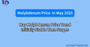 What is the price of molybdenum in May 2025