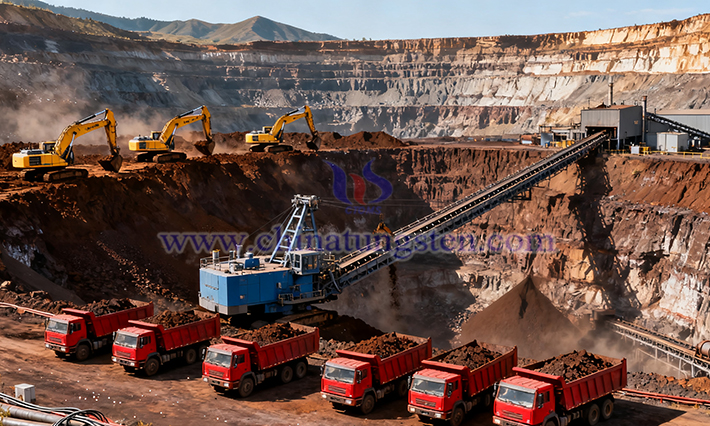 Tungsten Mine Images