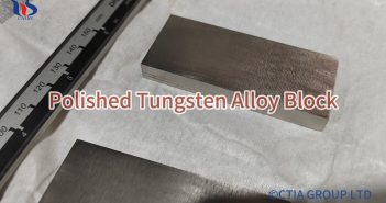 polished tungsten alloy blocks