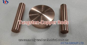 tungsten-copper rods