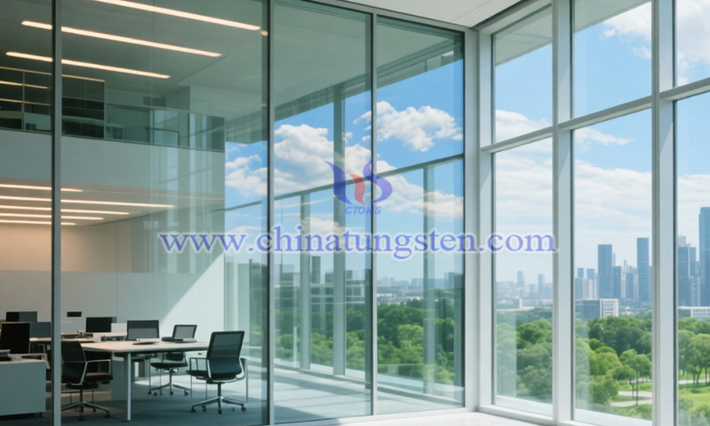 新しい省エネガラス用ナノWO3