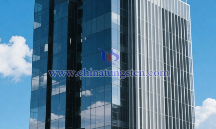 新しい省エネ建築ガラス用黃色酸化タングステン