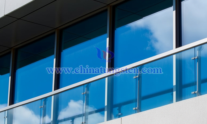 建築用ガラス用ナノタングステン酸化物コーティング
