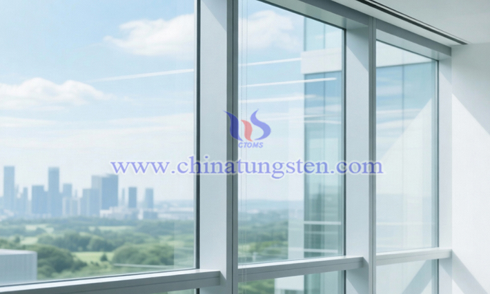 建築用ガラスの省エネコーティング用WO3