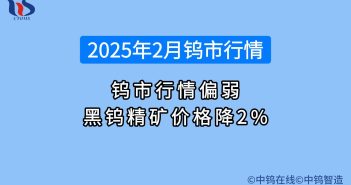 2025年2月鎢價(jià)行情如何