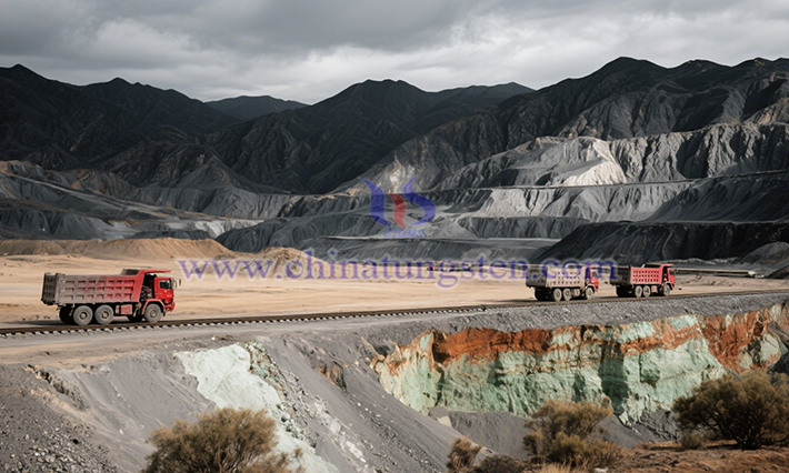 鉬礦山圖片（來源：AI合成）